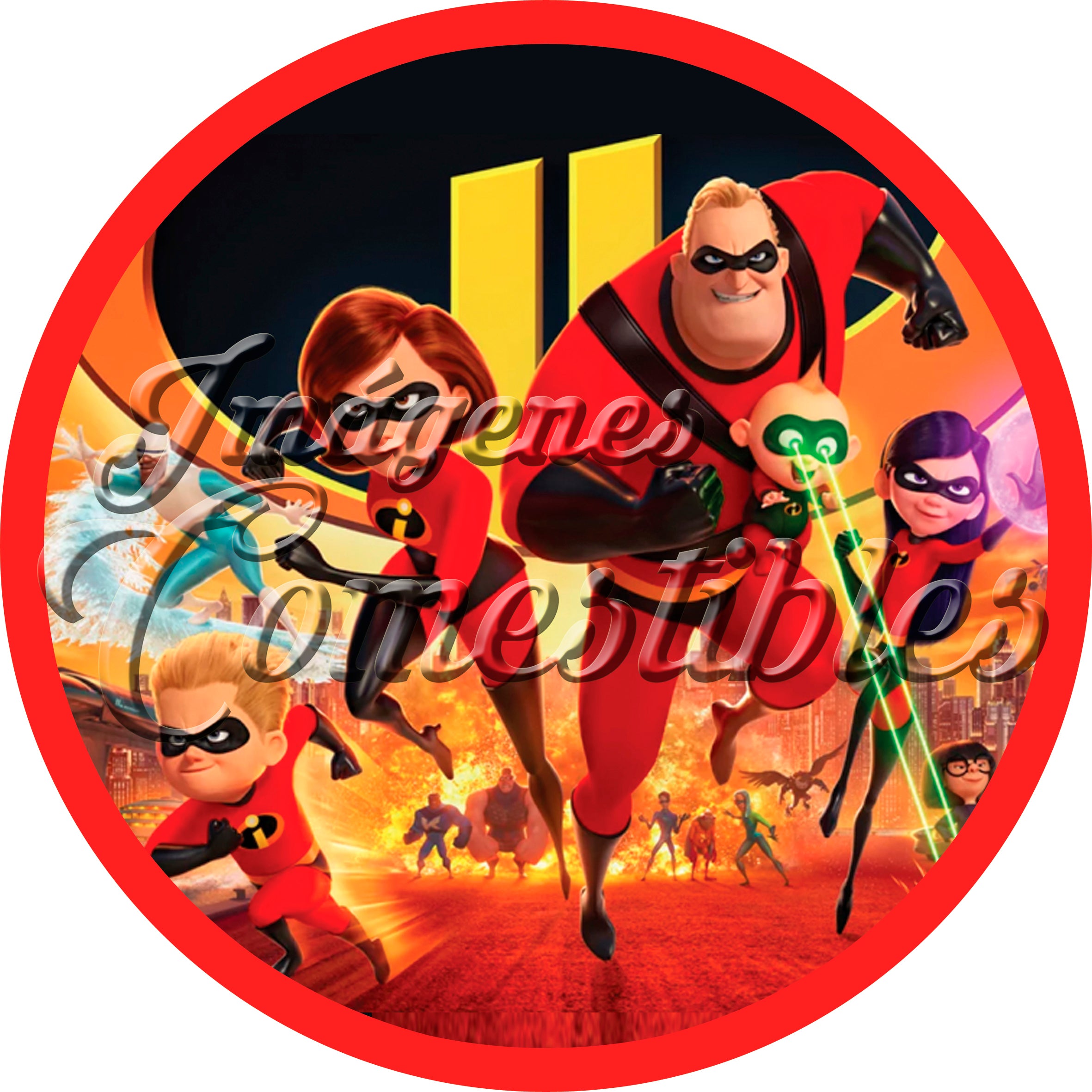 Oblea comestible - Los increíbles