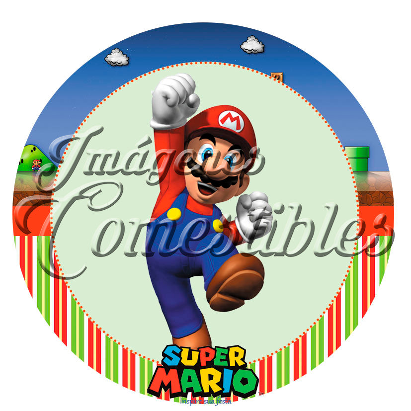 Oblea comestible - Mario bros-3