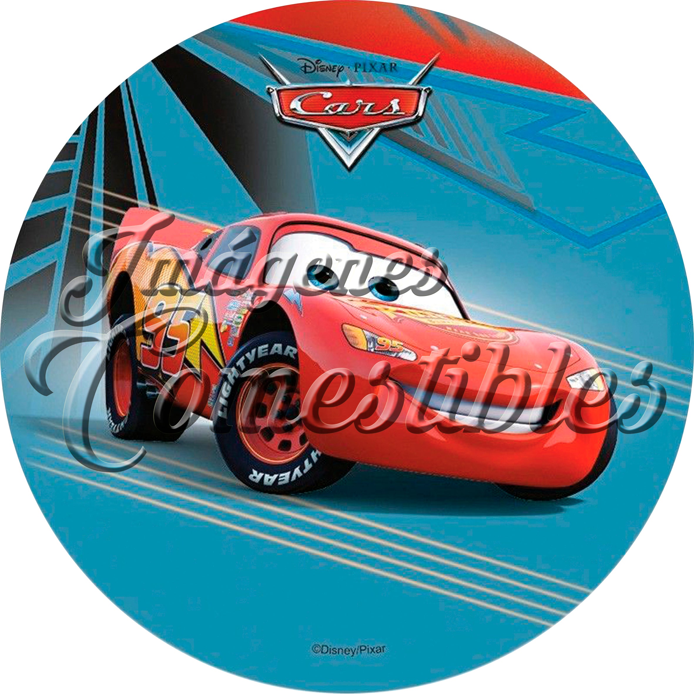 Oblea comestible - Mcqueen