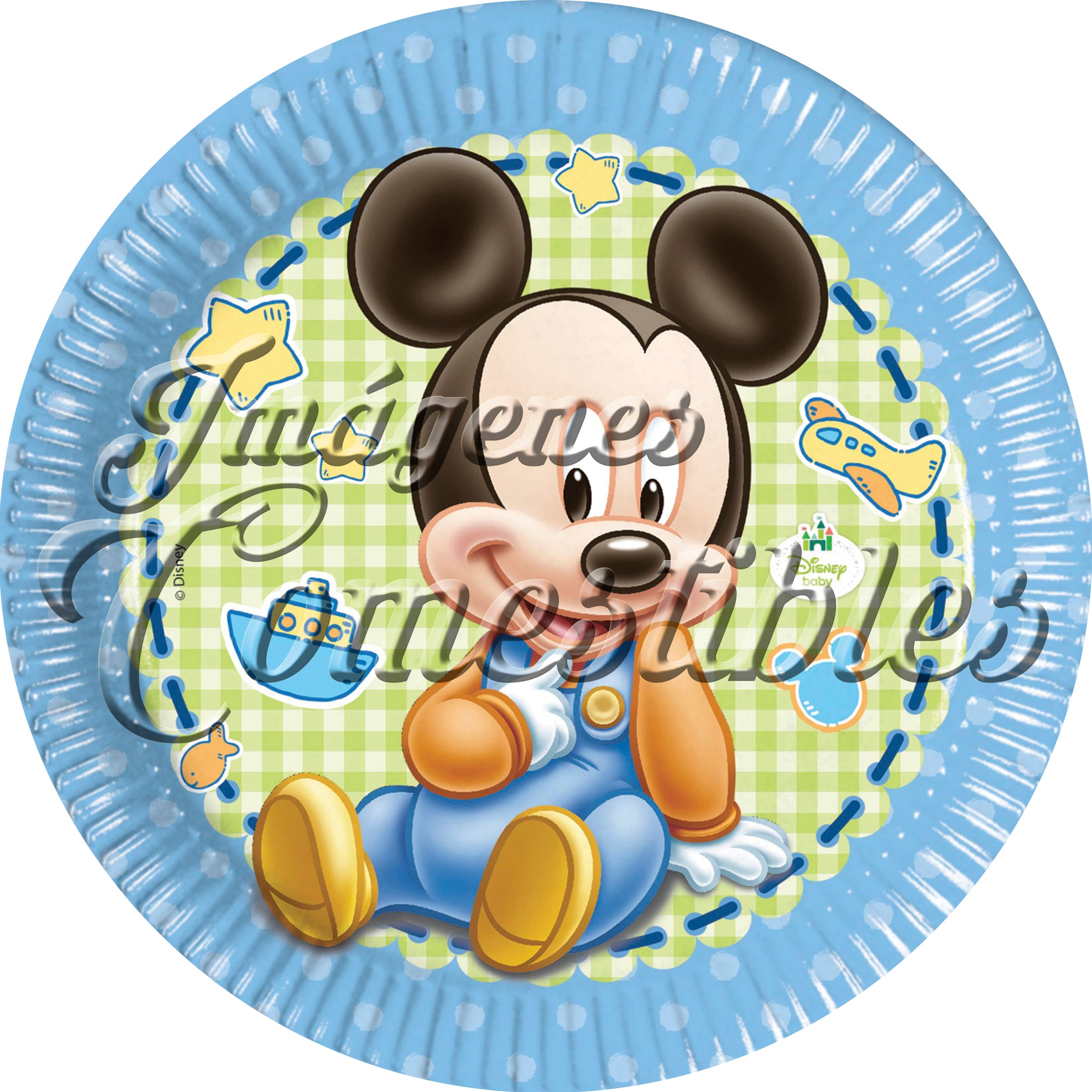 Oblea comestible - Mickey baby-3