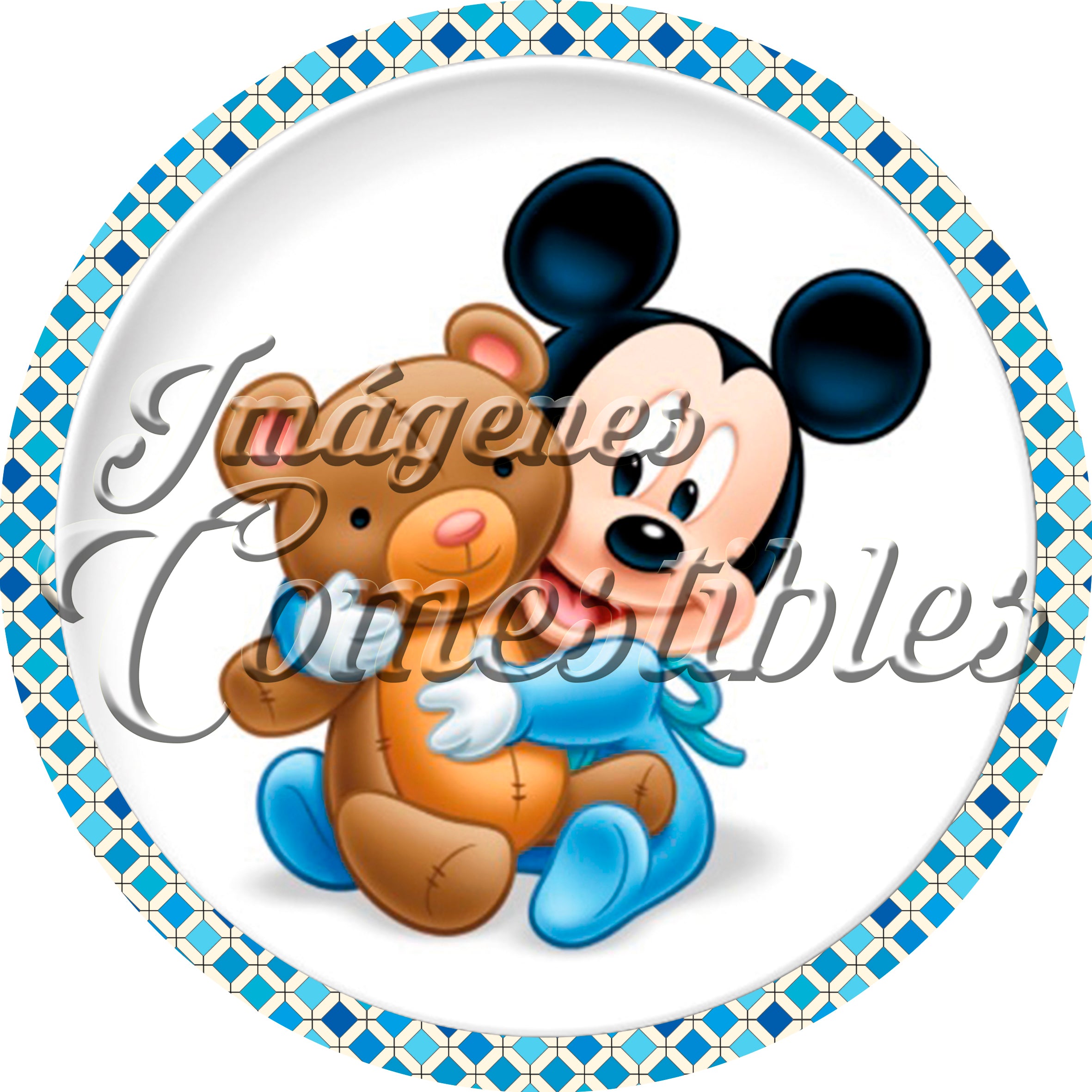 Oblea comestible - Mickey baby-4