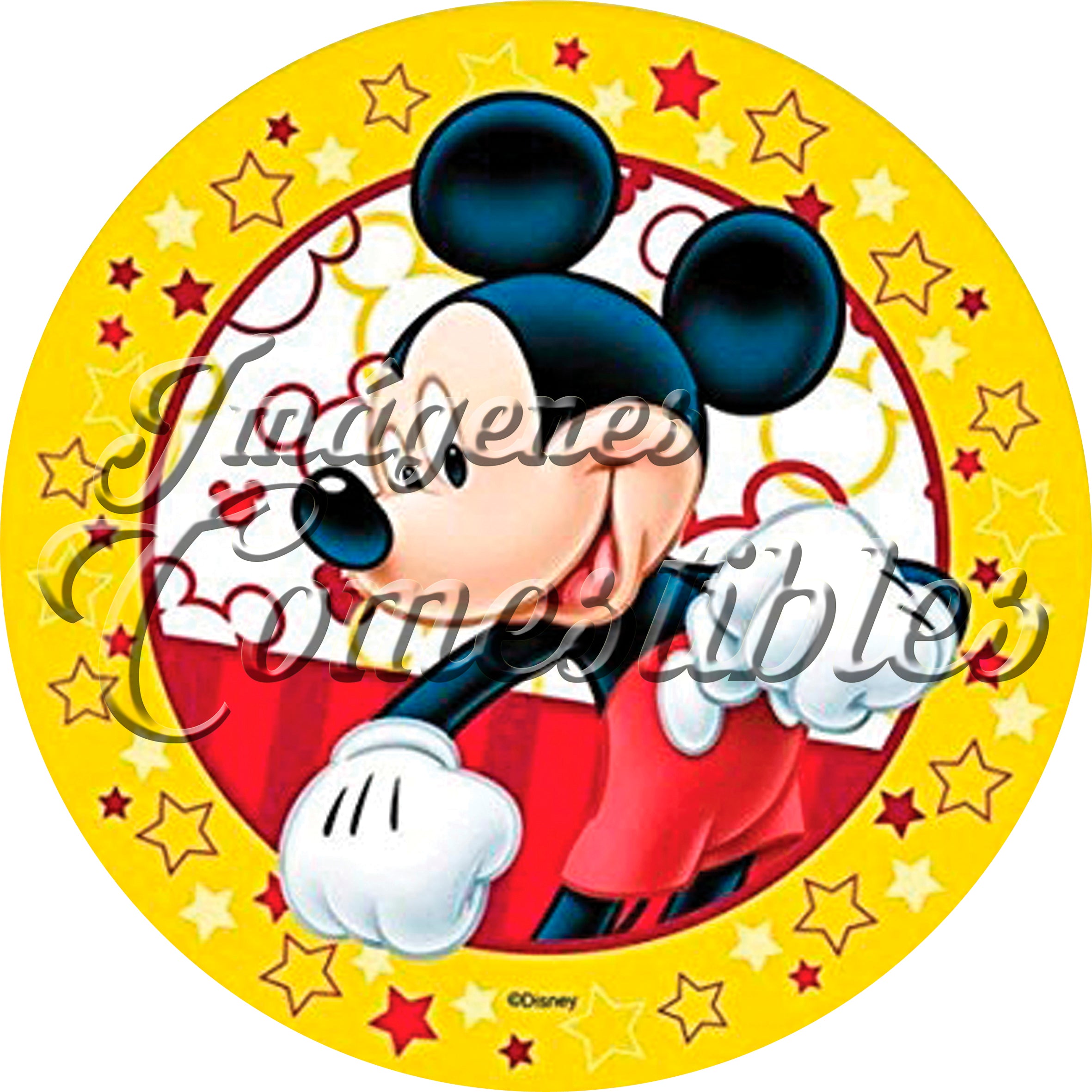 Oblea comestible - Mickey Mouse