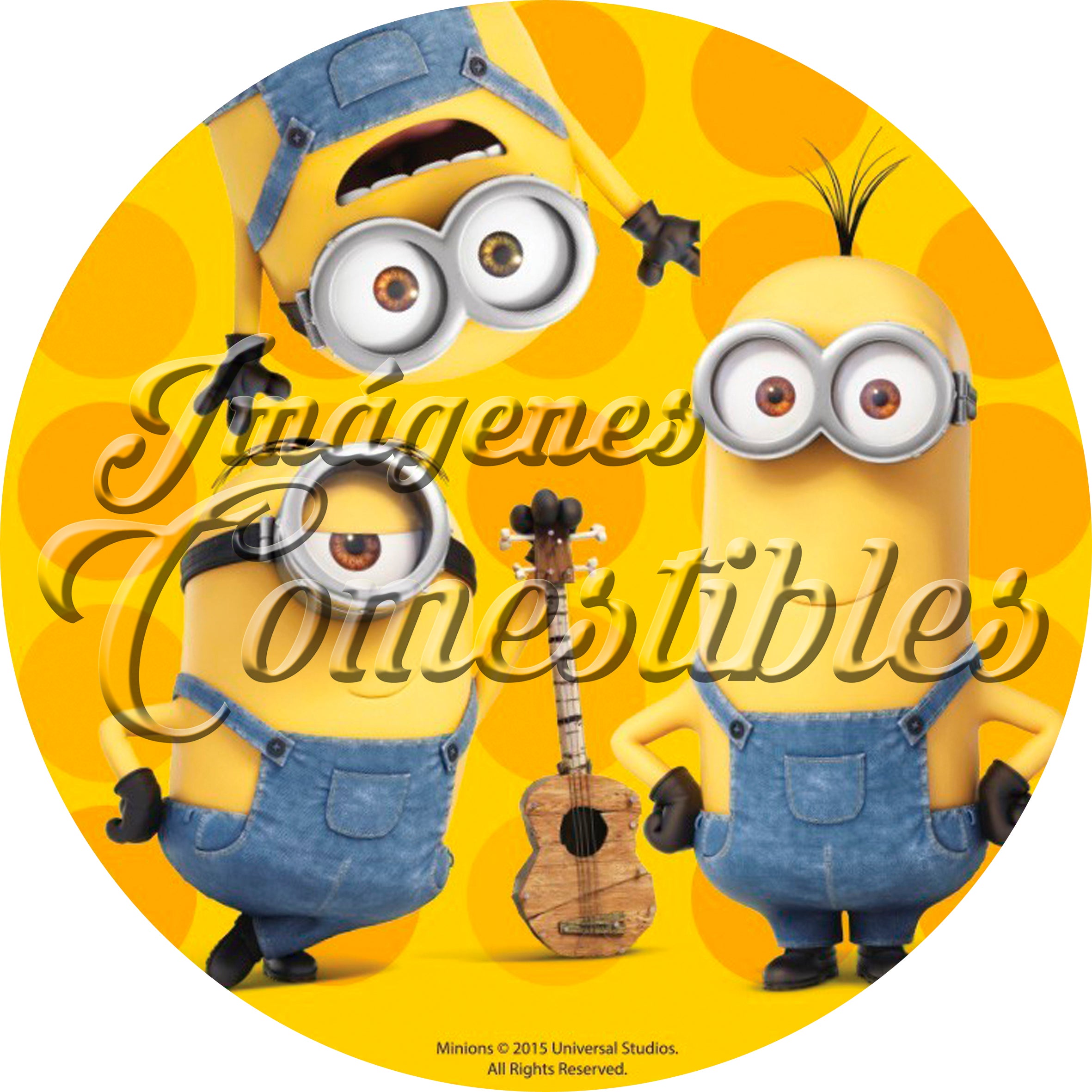 Oblea comestible - Minion