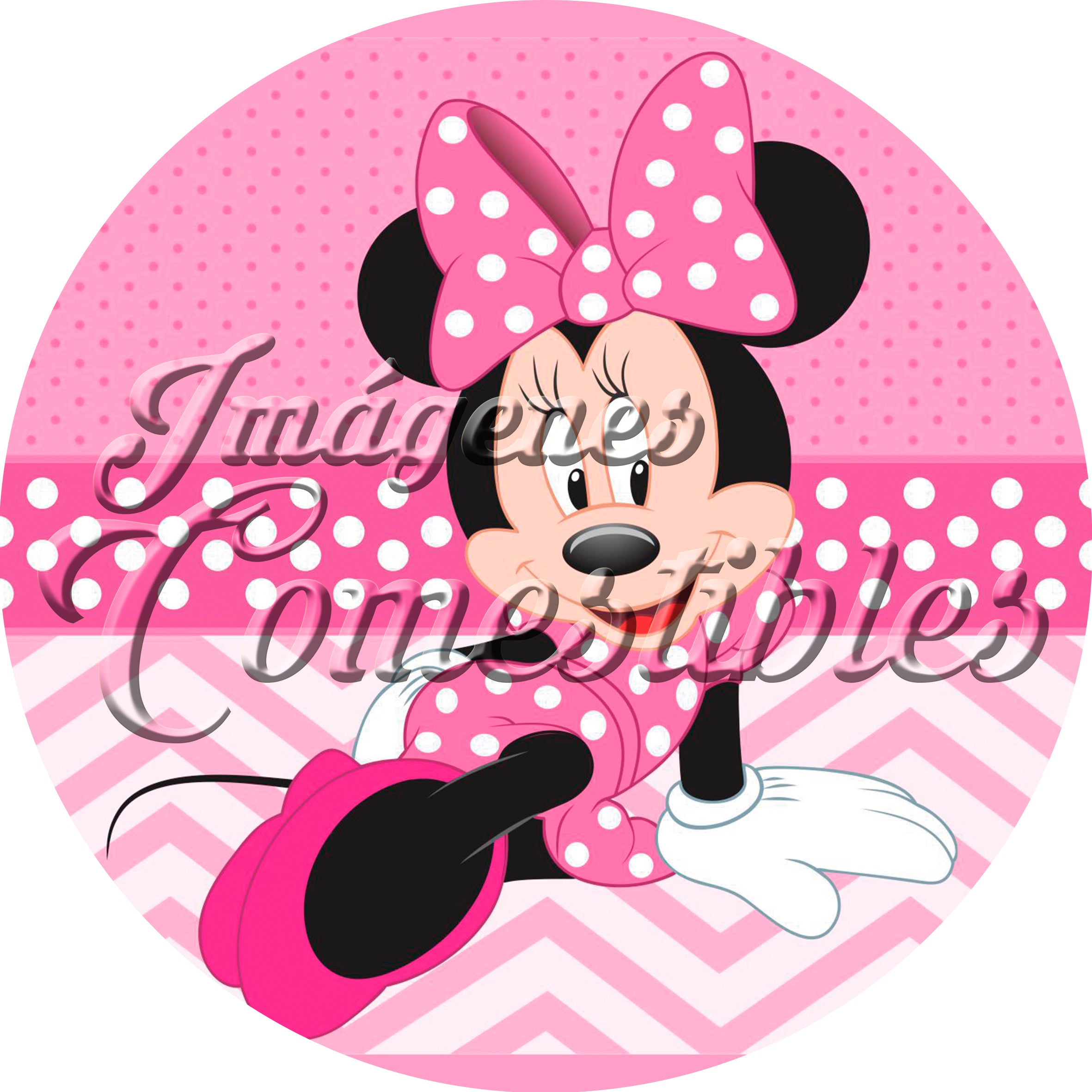 Oblea comestible - Minie mouse-5