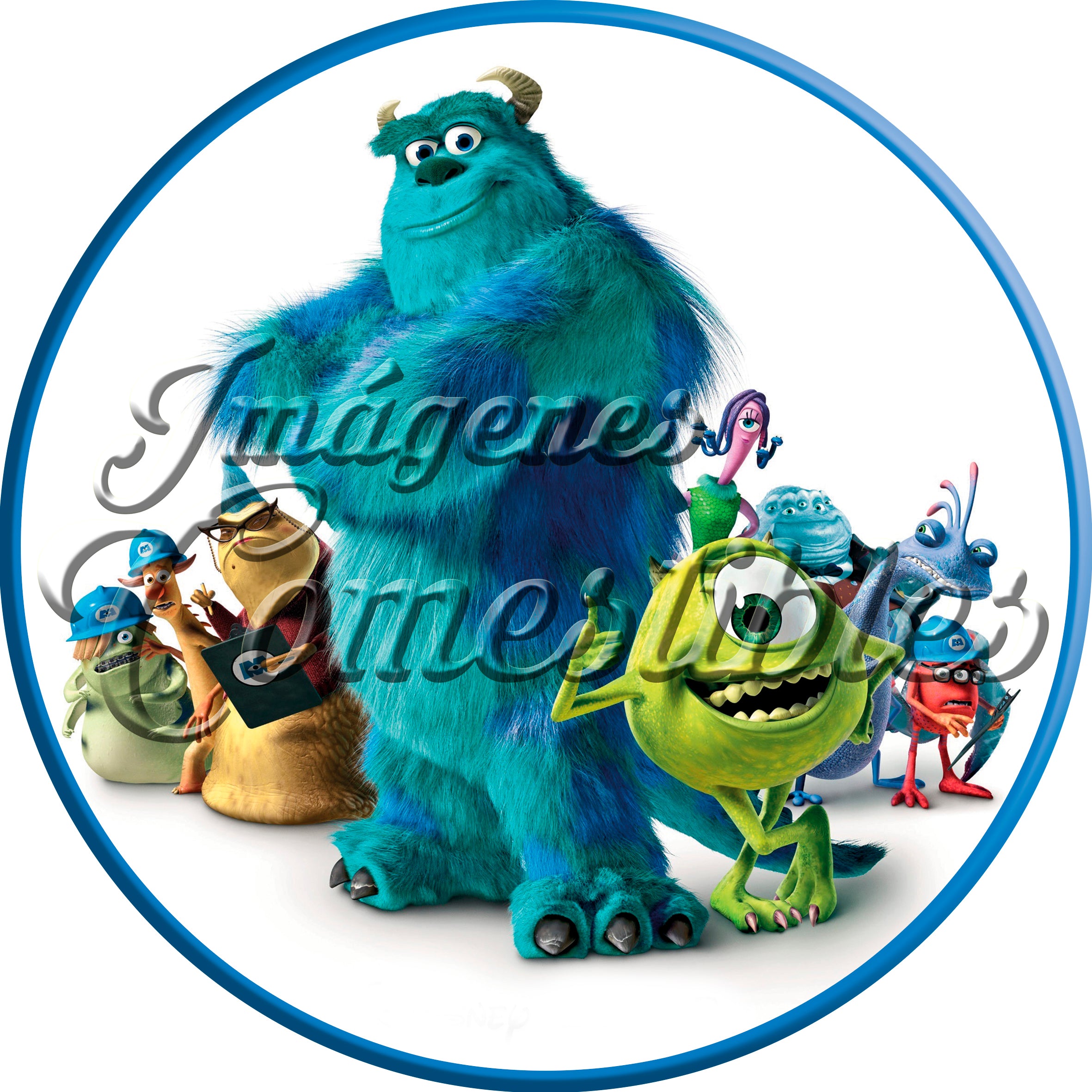 Oblea comestible - Monsters Inc.