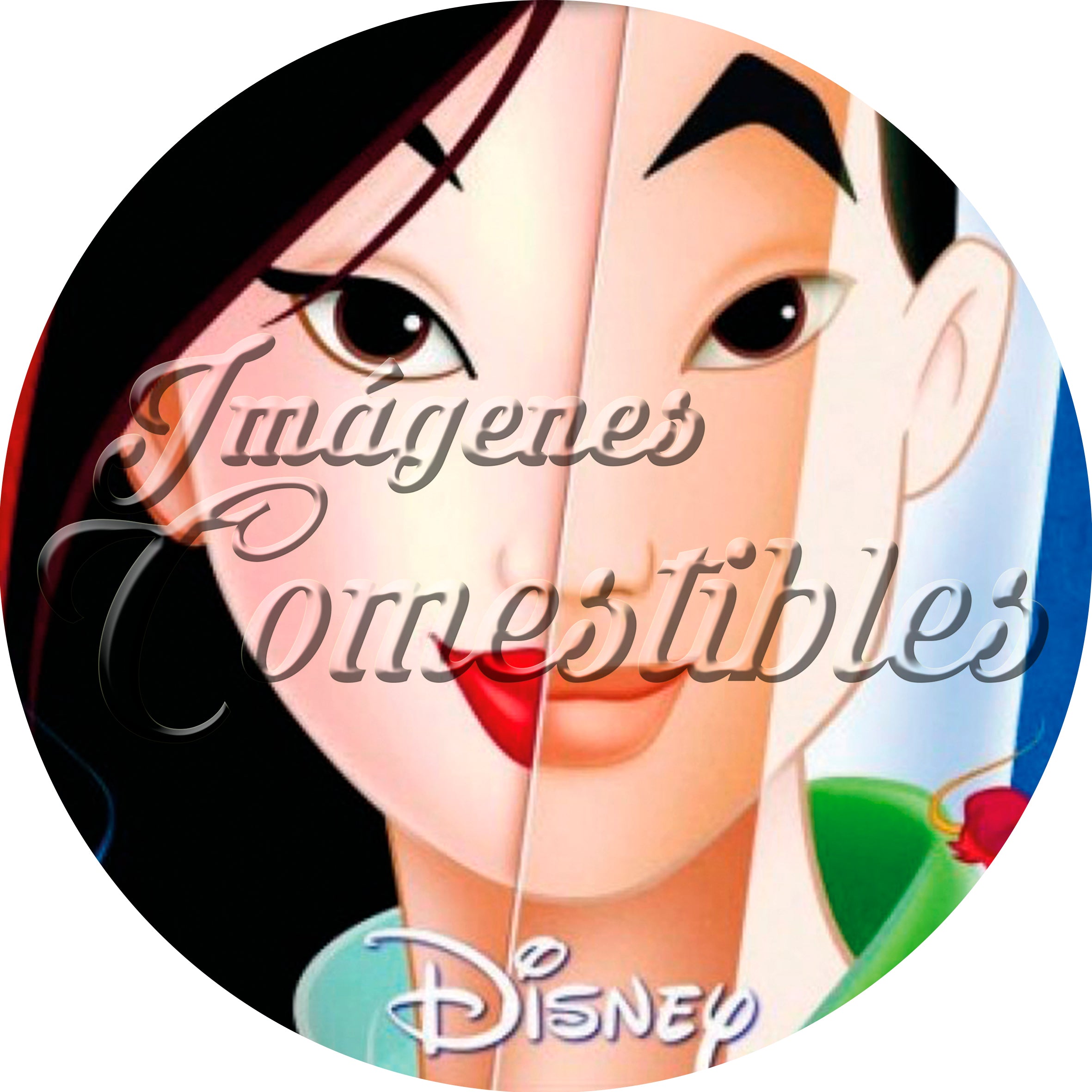 Oblea comestible - Mulan-3