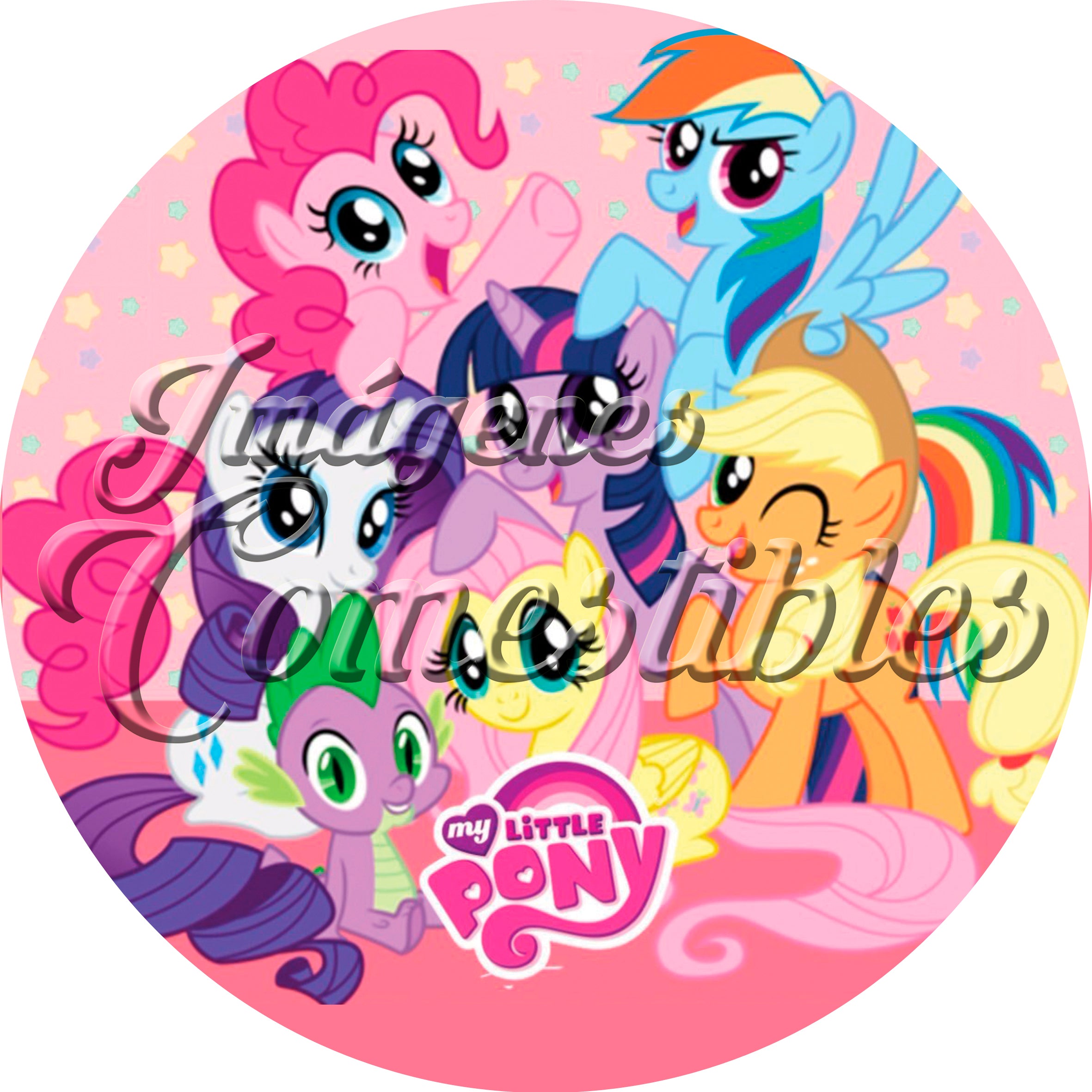 Oblea comestible - My little pony