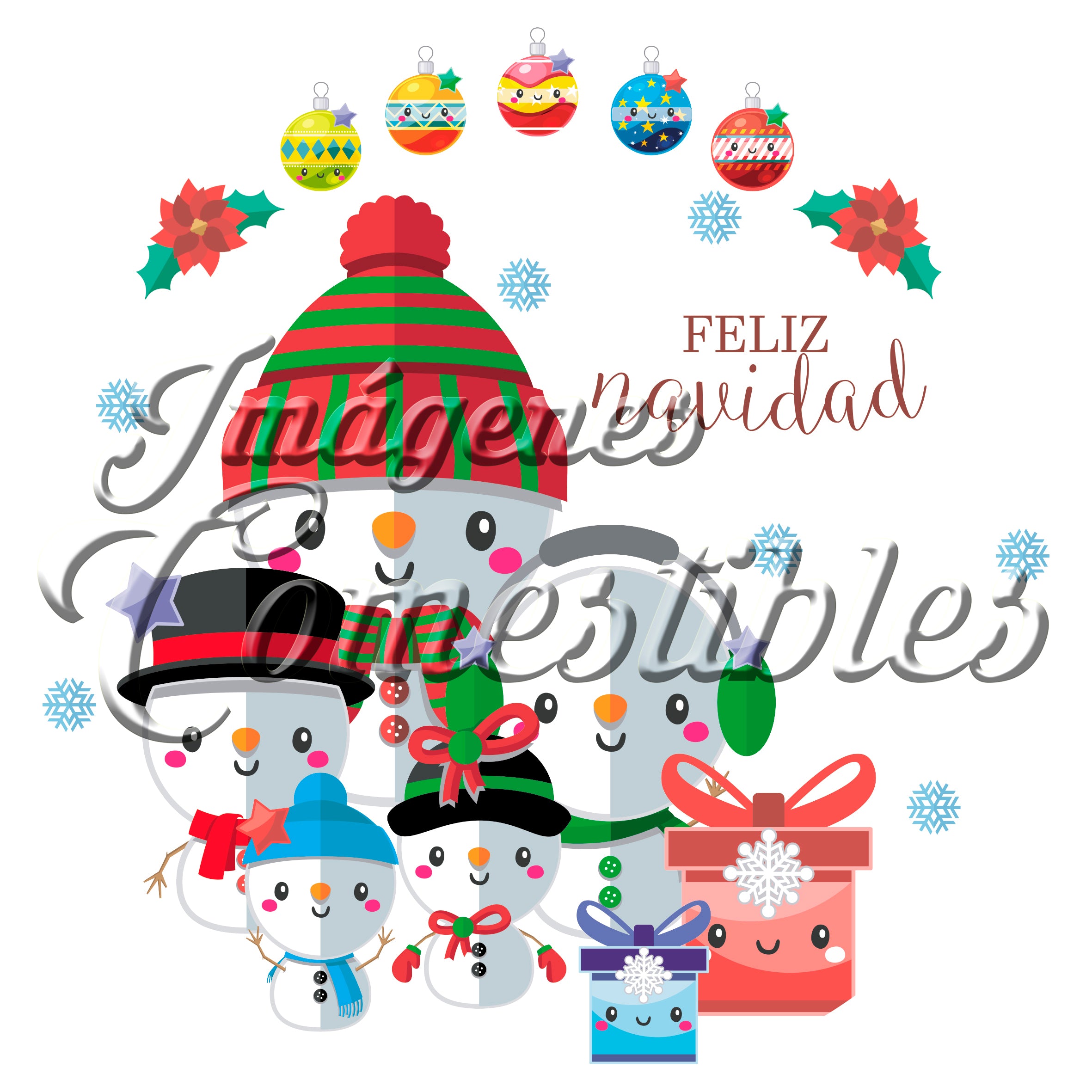 Oblea comestible - Navidad-4