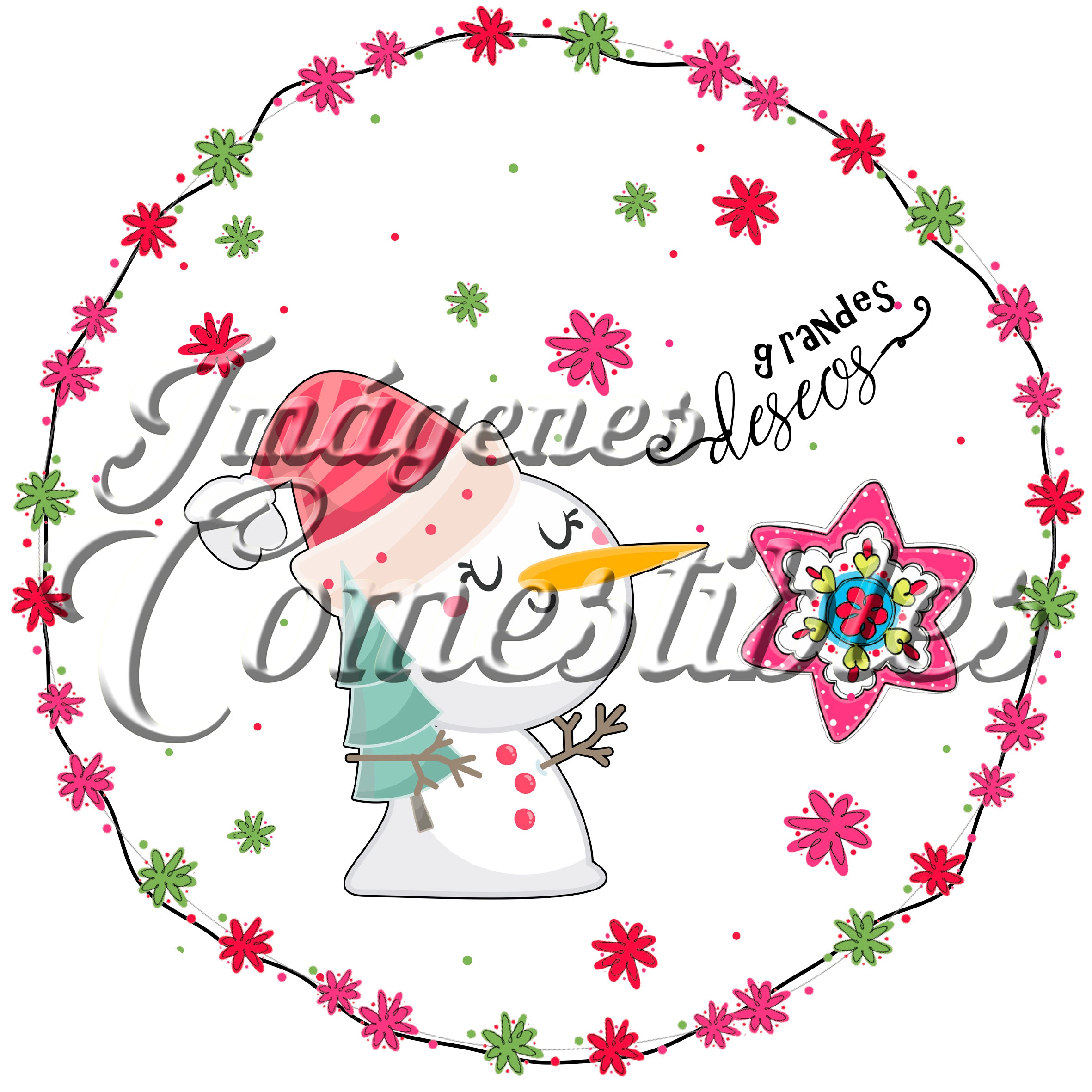 Oblea comestible - Navidad-6