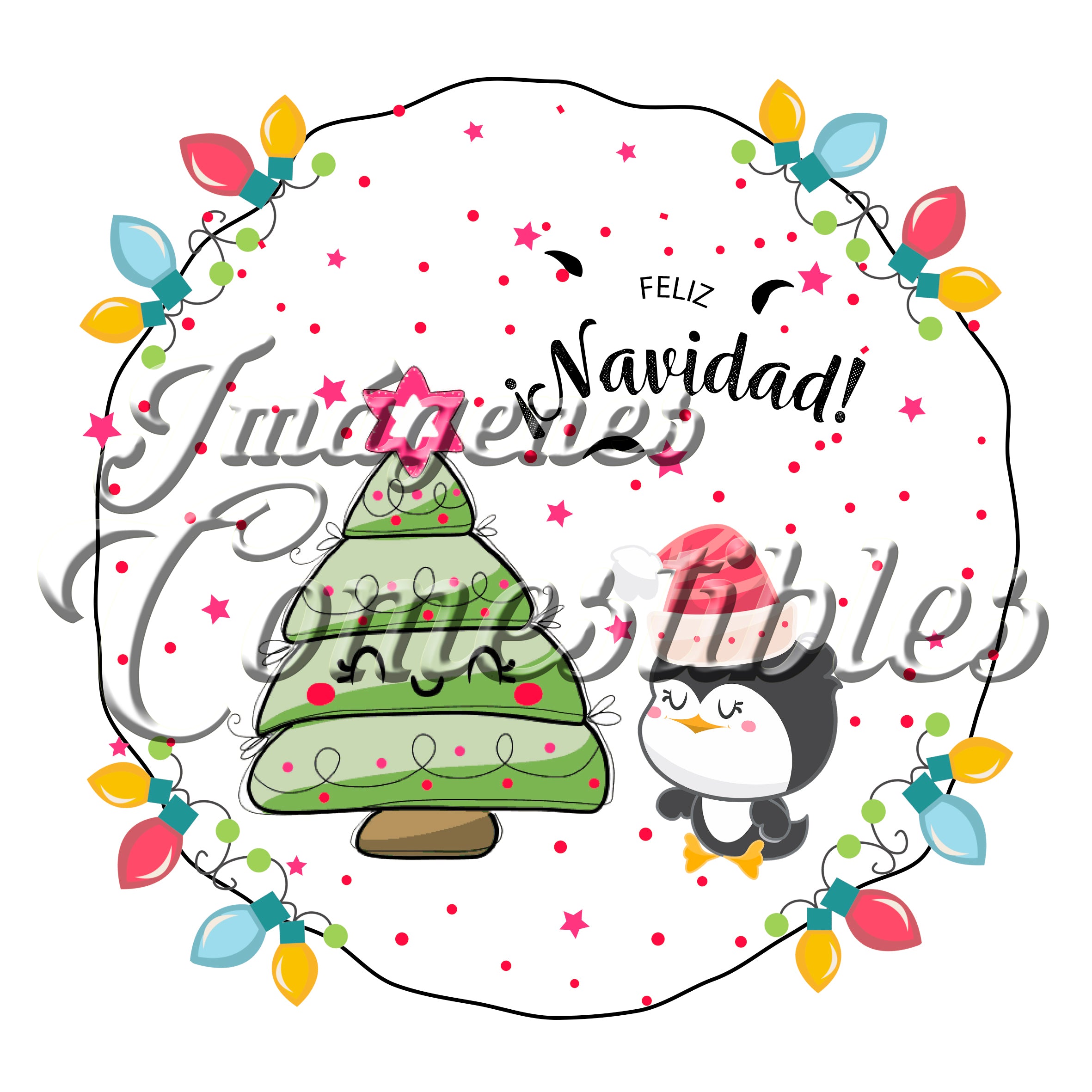 Oblea comestible - Navidad-7