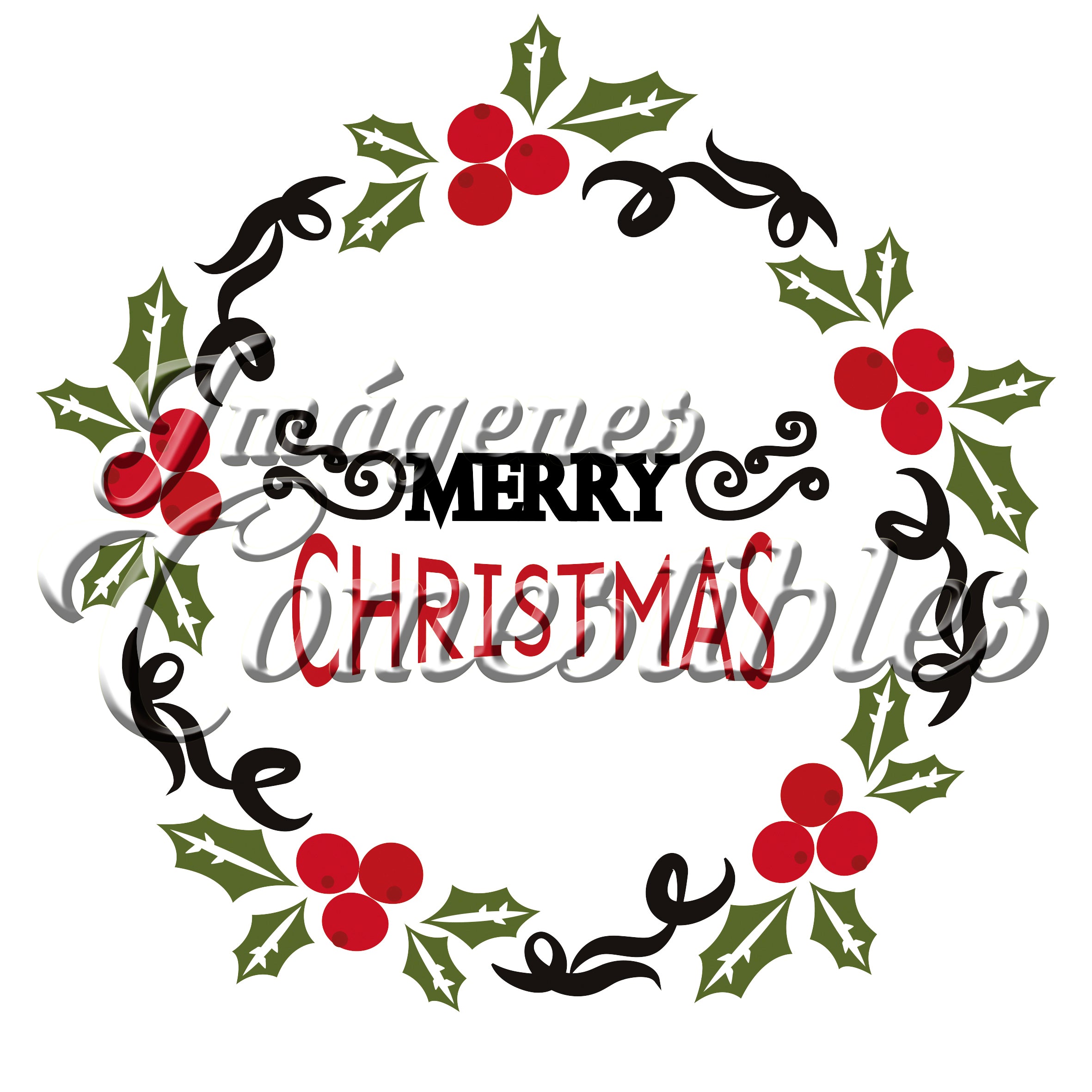 Oblea comestible - Navidad