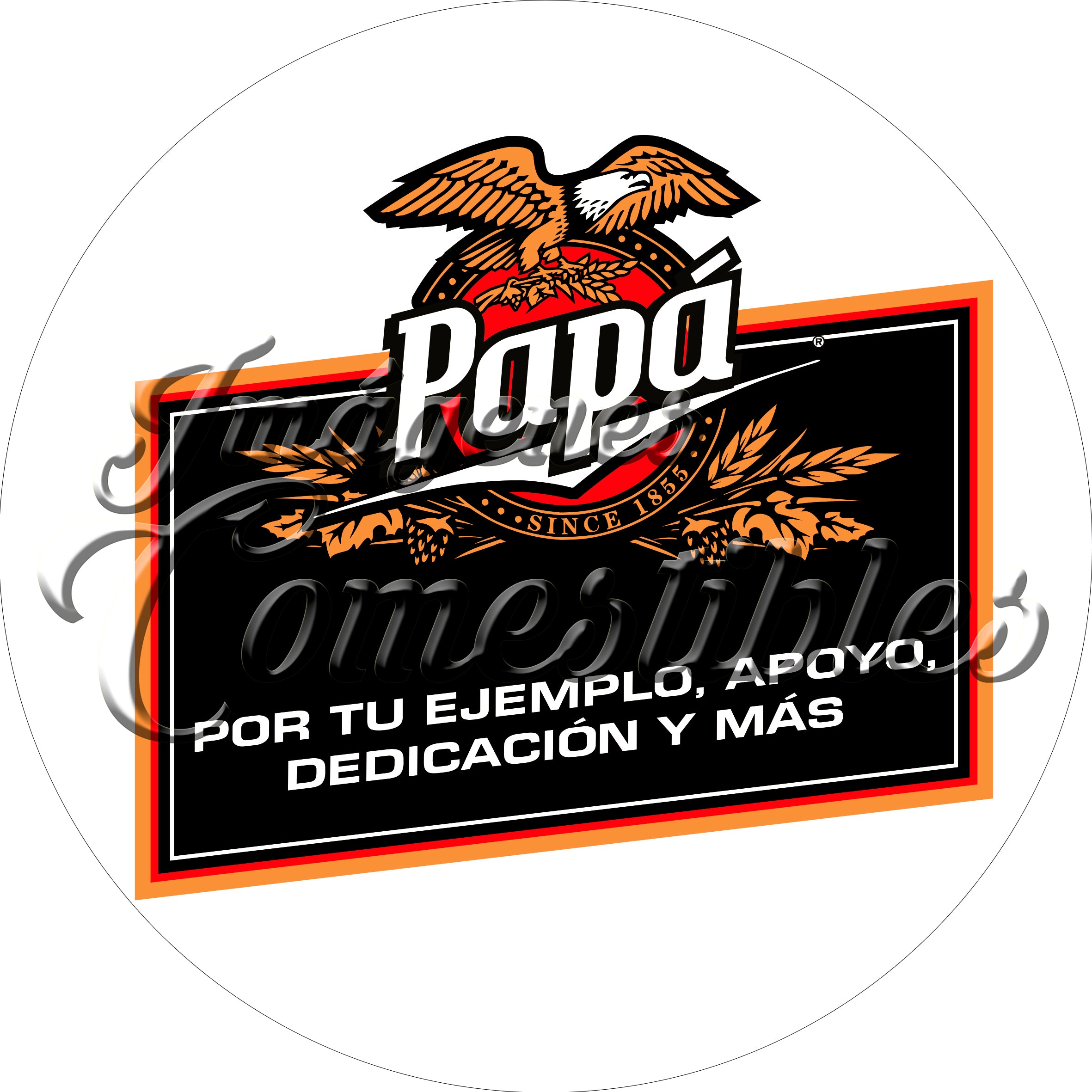 Oblea comestible - Papá cerveza-1