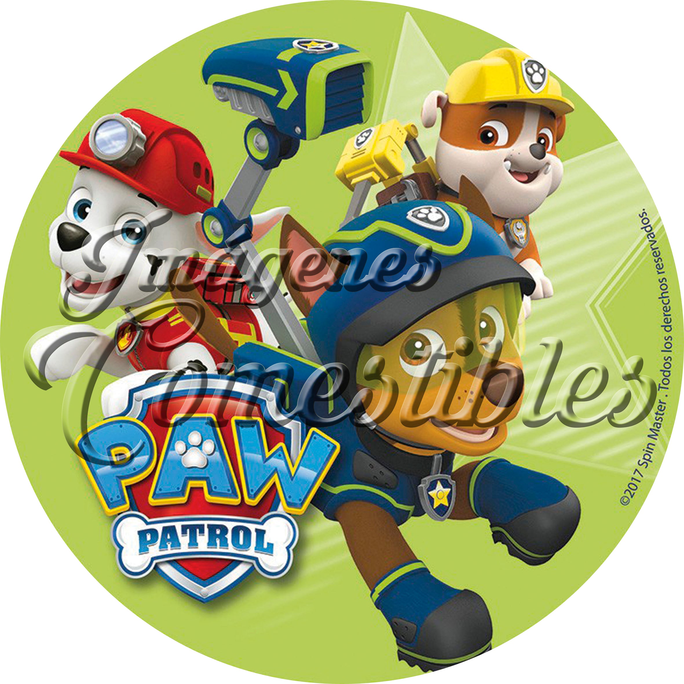Oblea comestible - Paw patrol-3