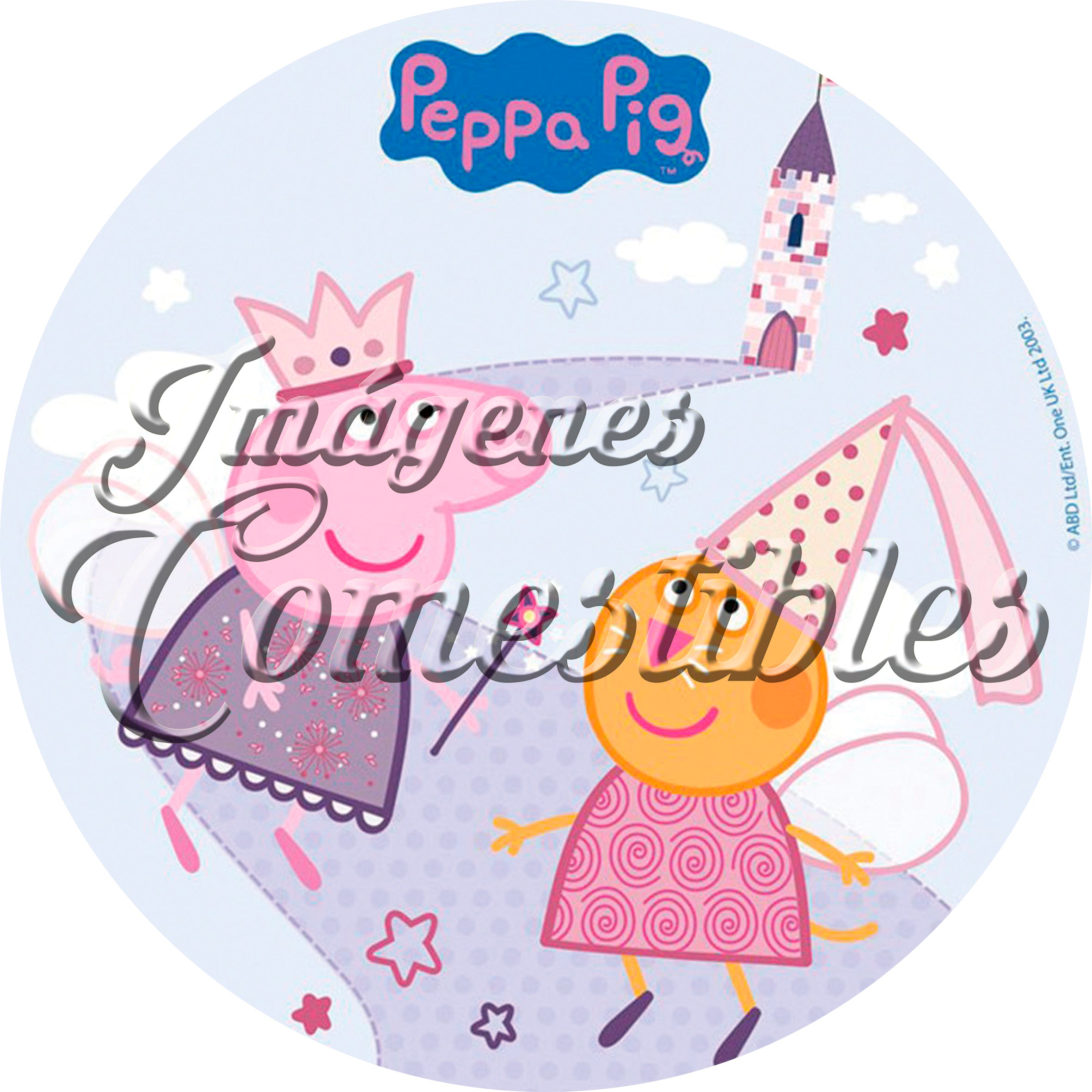 Oblea comestible - Peppa pig-1