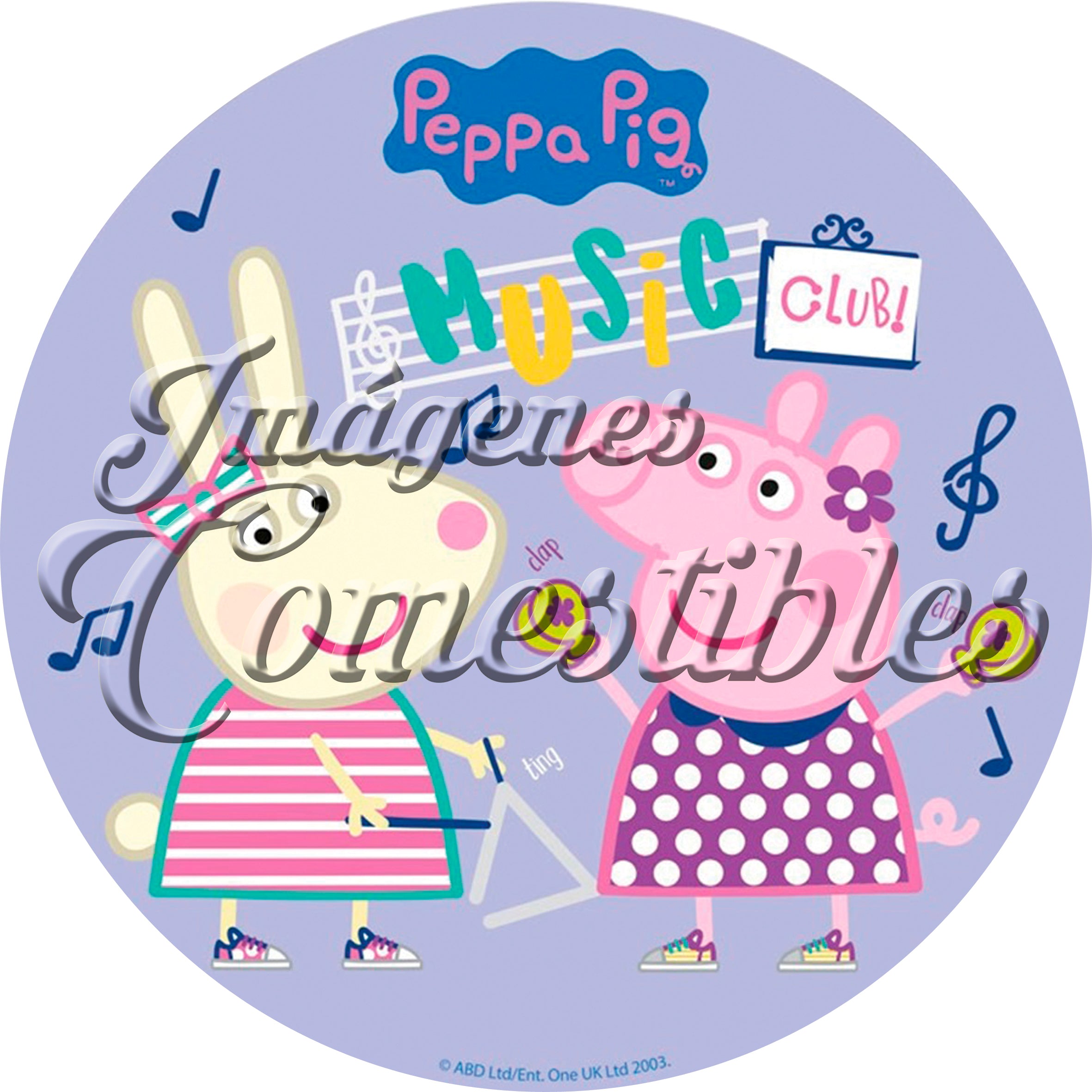 Oblea comestible - Peppa pig-2