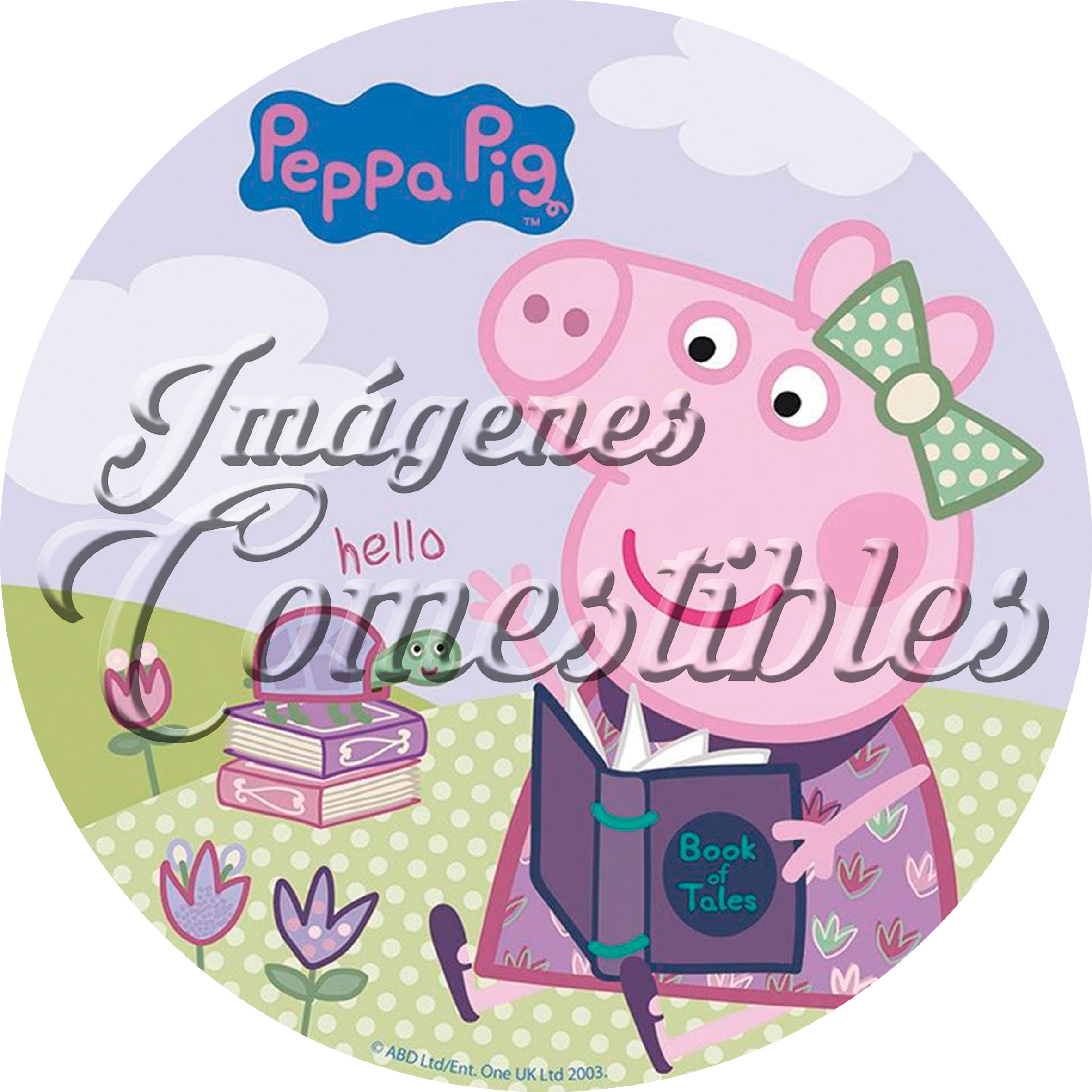 Oblea comestible - Peppa pig-3