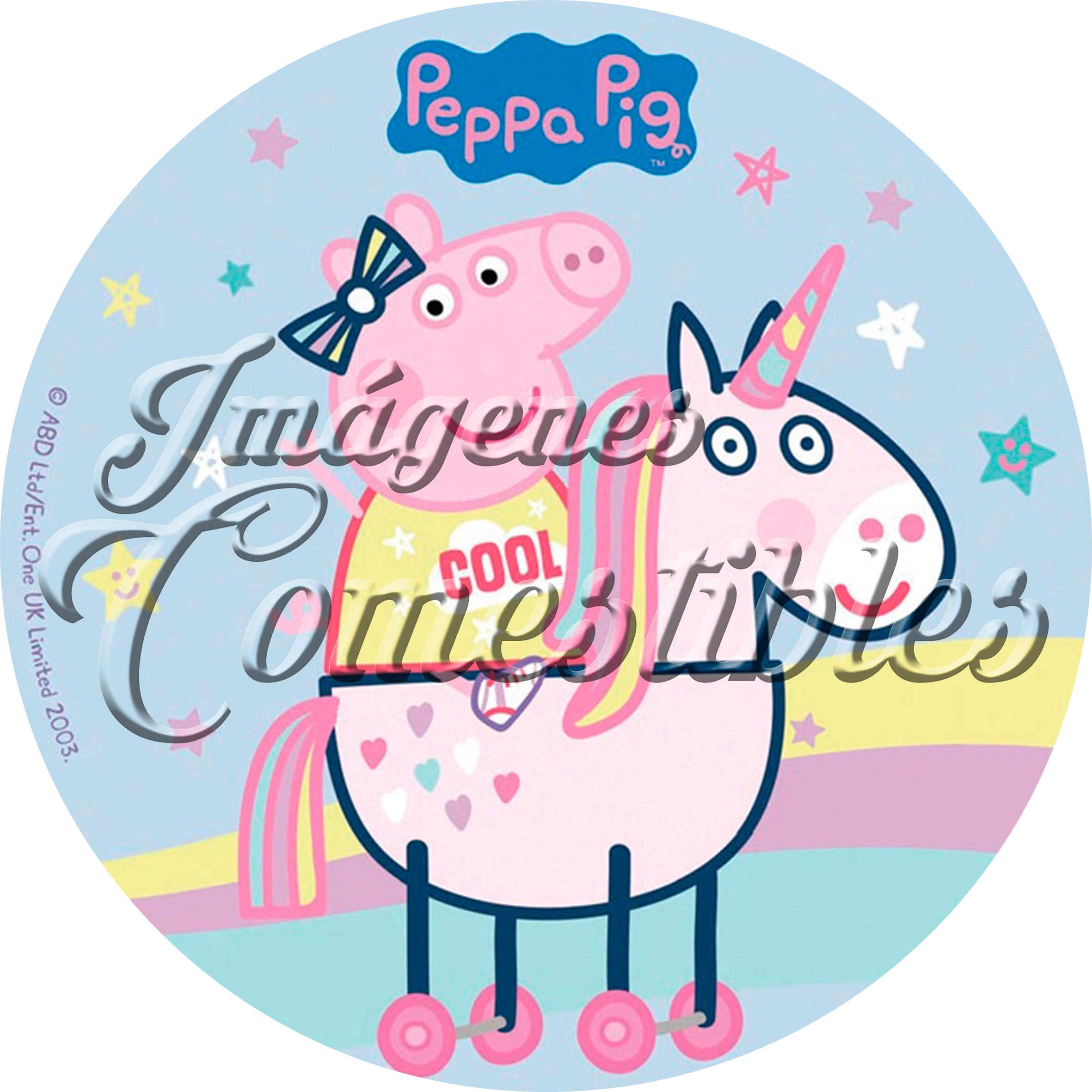 Oblea comestible - Peppa pig-4