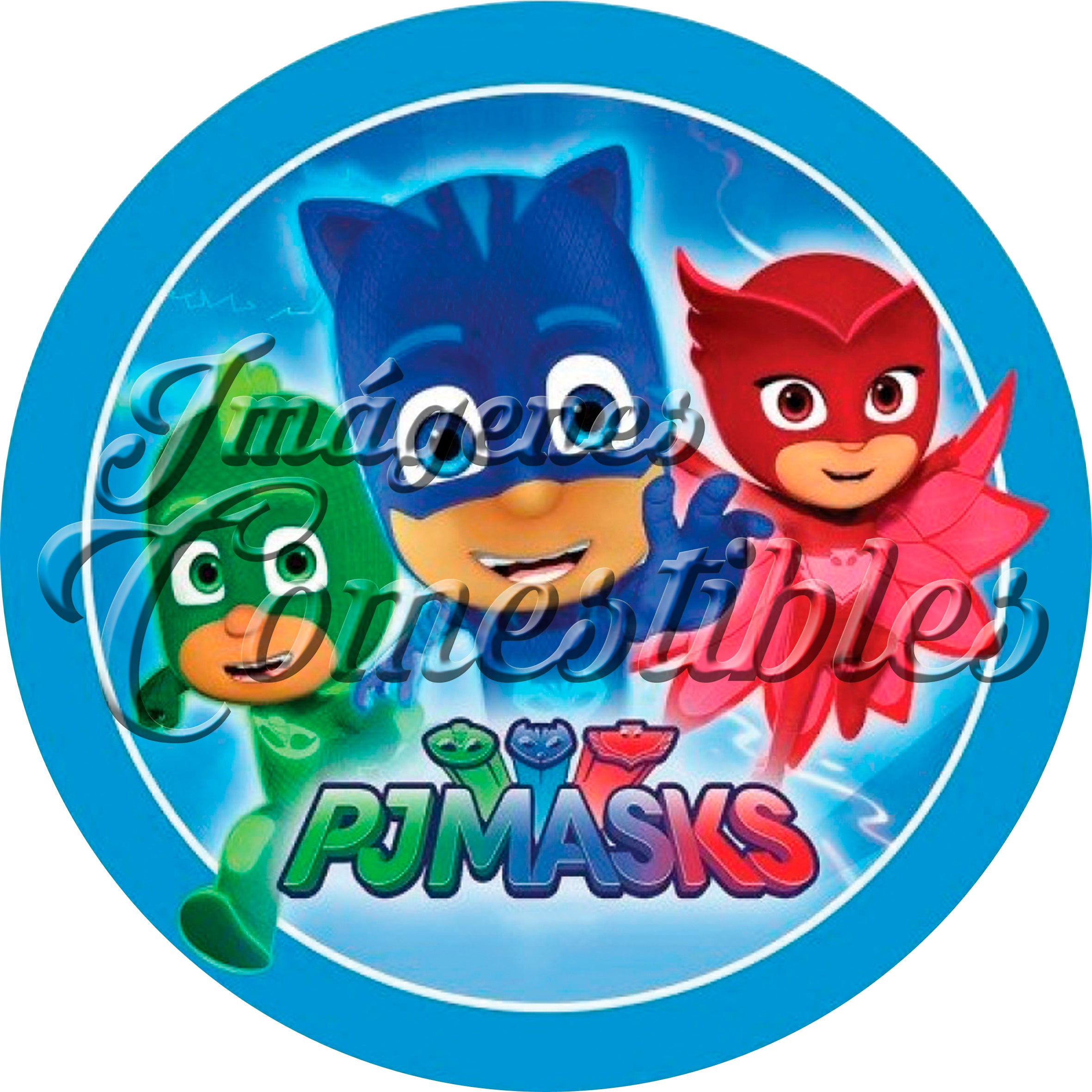 Oblea comestible - PJ mask-2