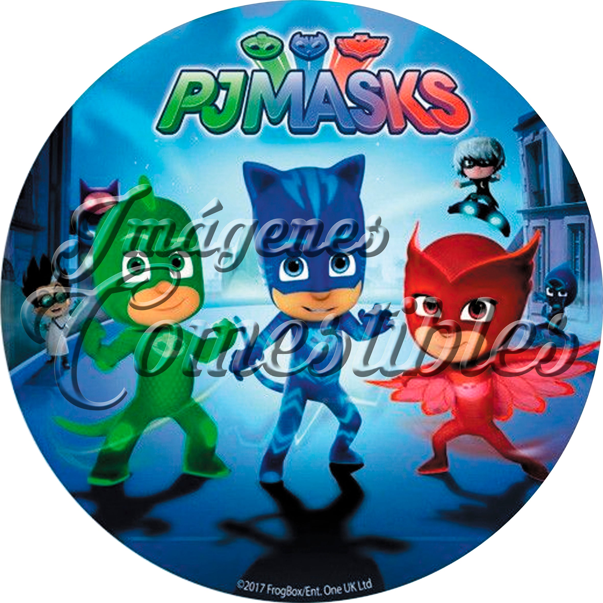 Oblea comestible - PJ mask-4