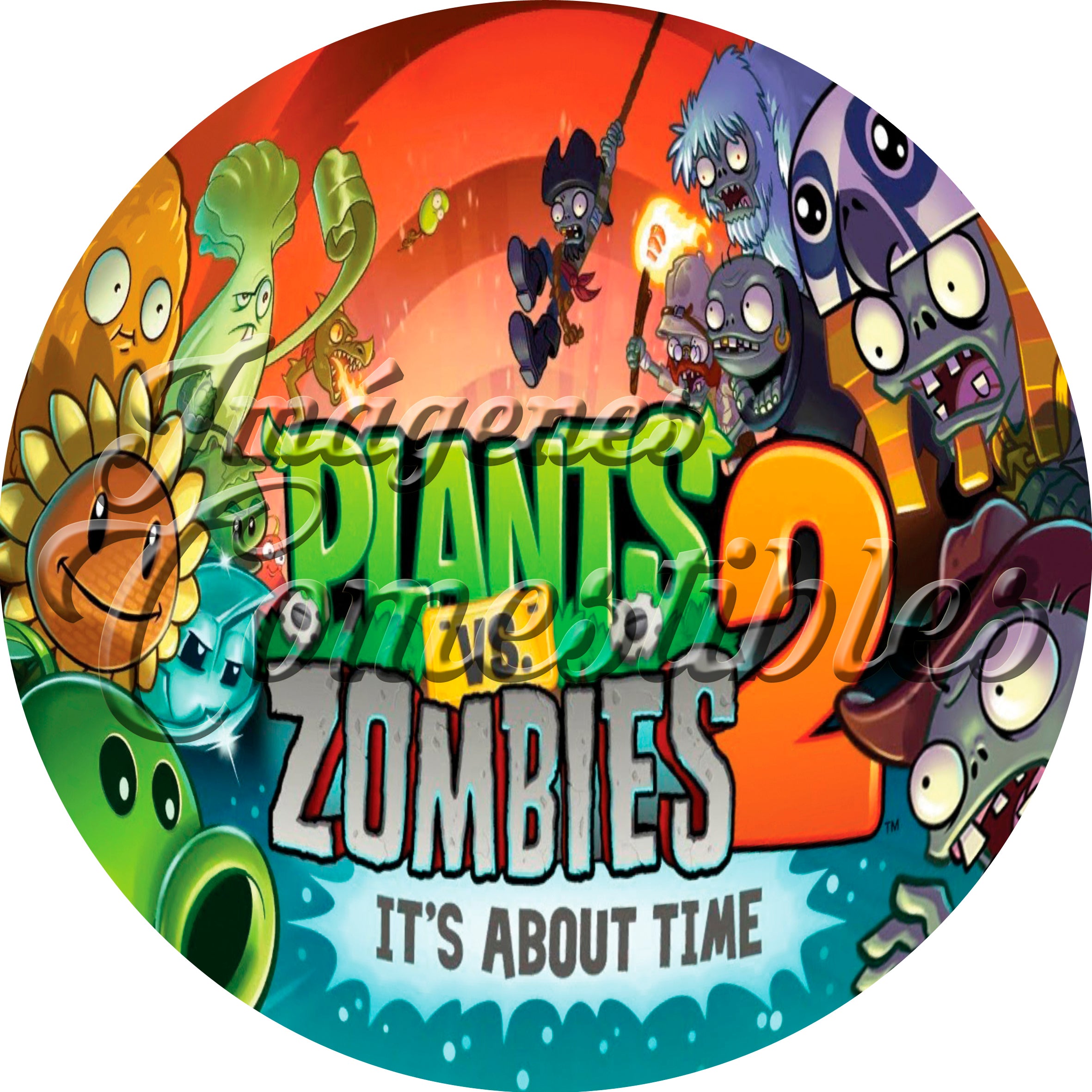 Oblea comestible - Plants vs zombies-1