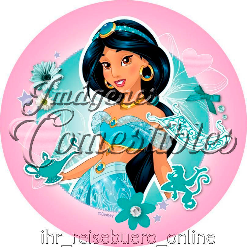 Oblea comestible - Princesa Jazmín