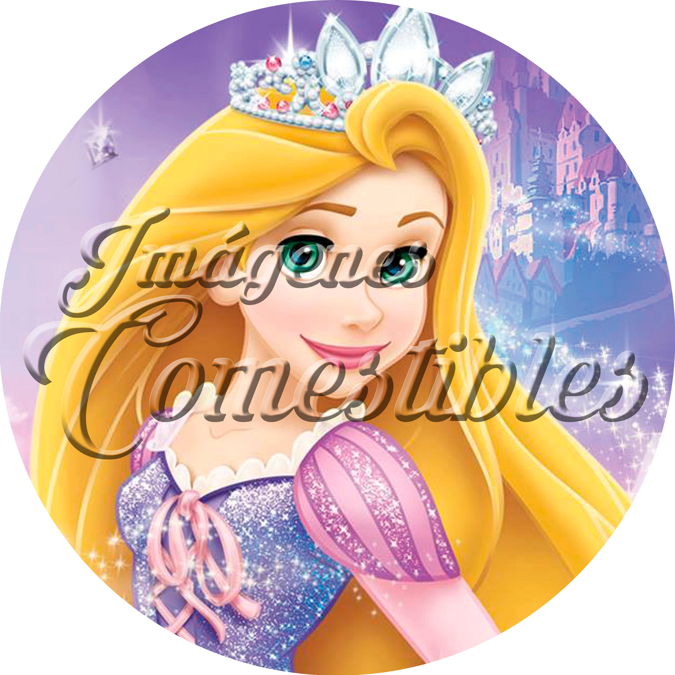 Oblea comestible - Rapunzel-1