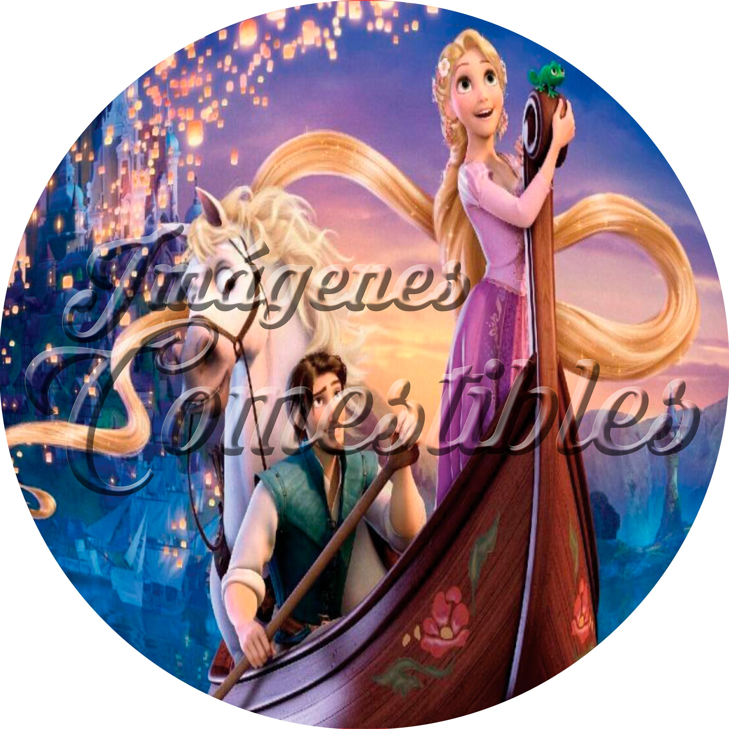 Oblea comestible - Rapunzel-3