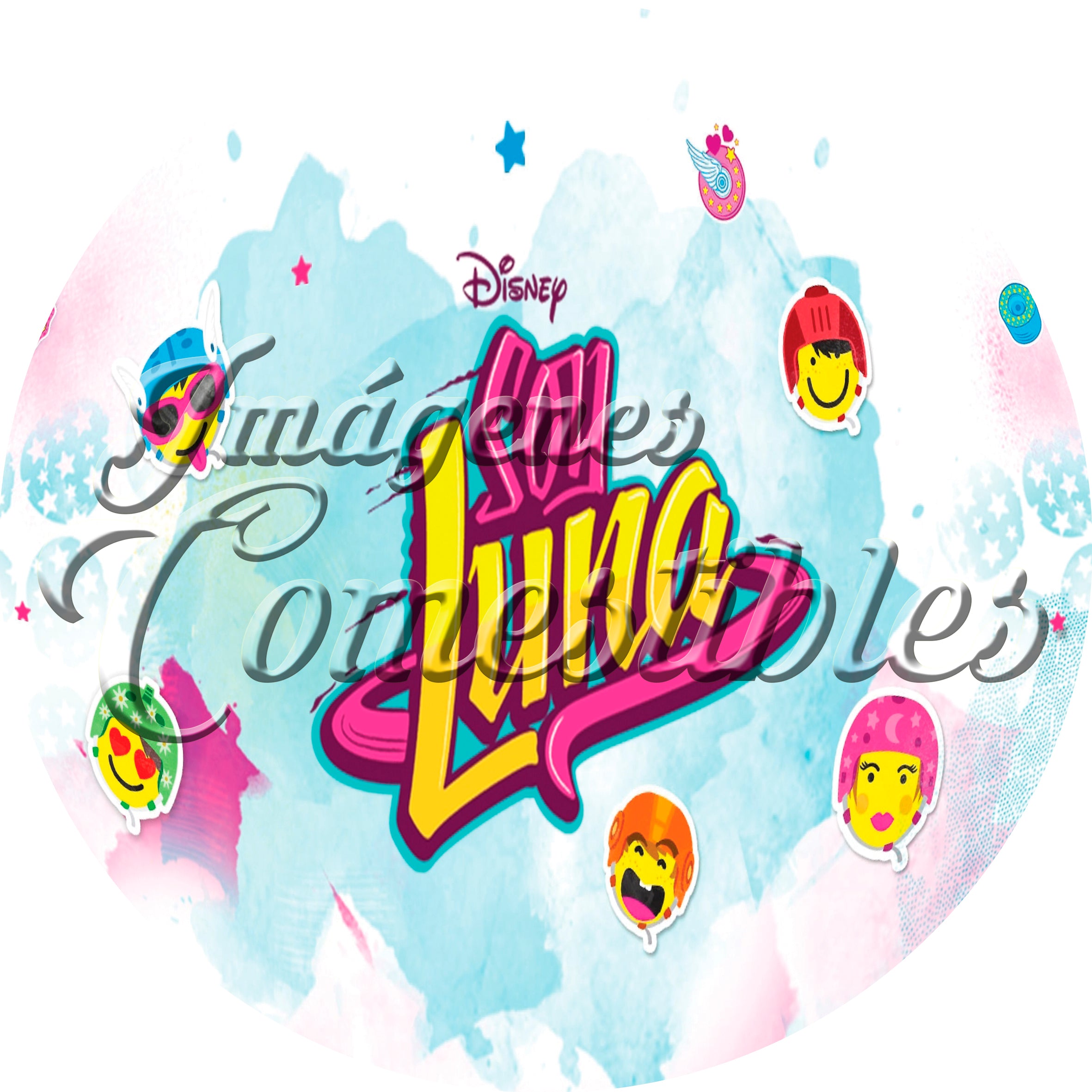 Oblea comestible - Soy luna-1