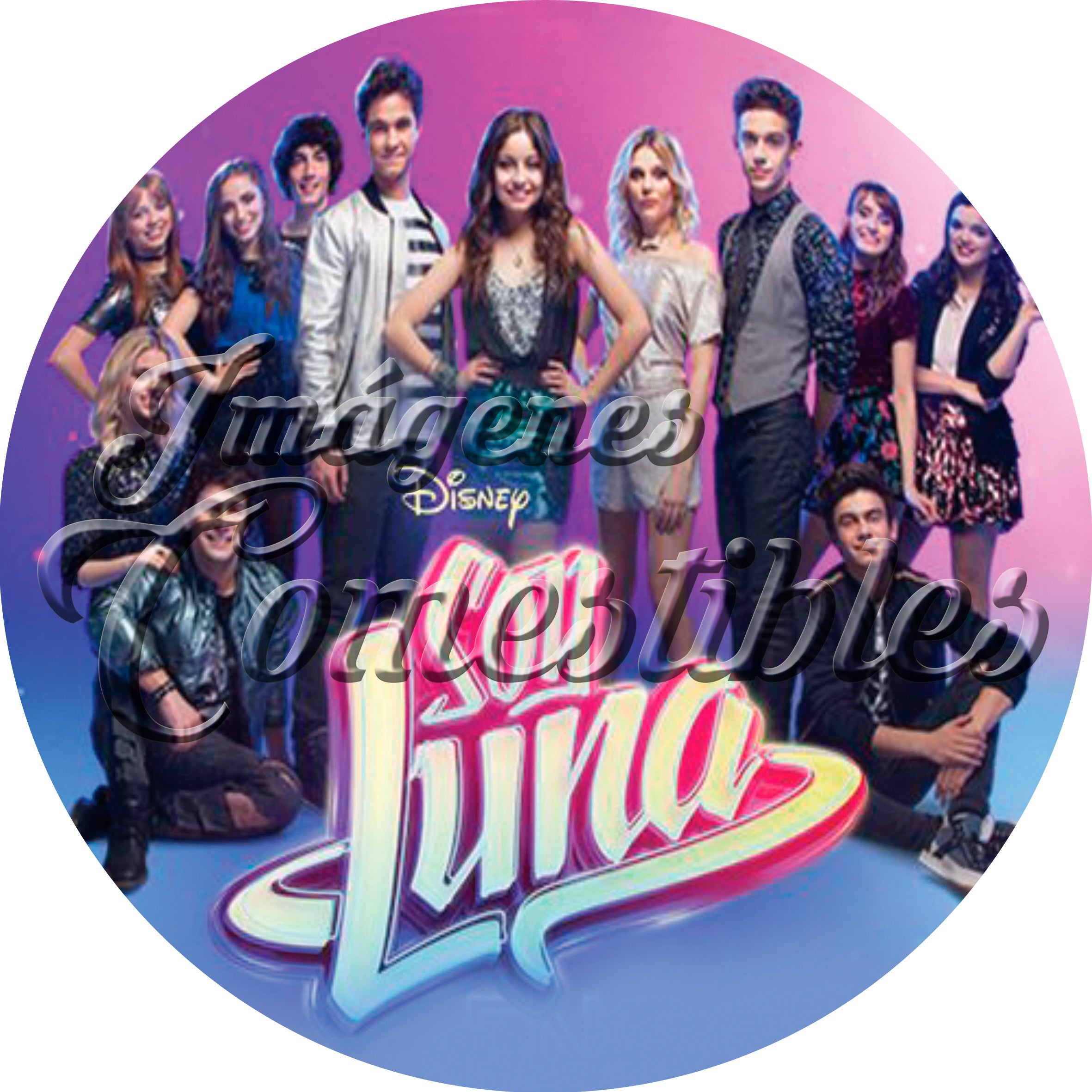 Oblea comestible - Soy luna-4