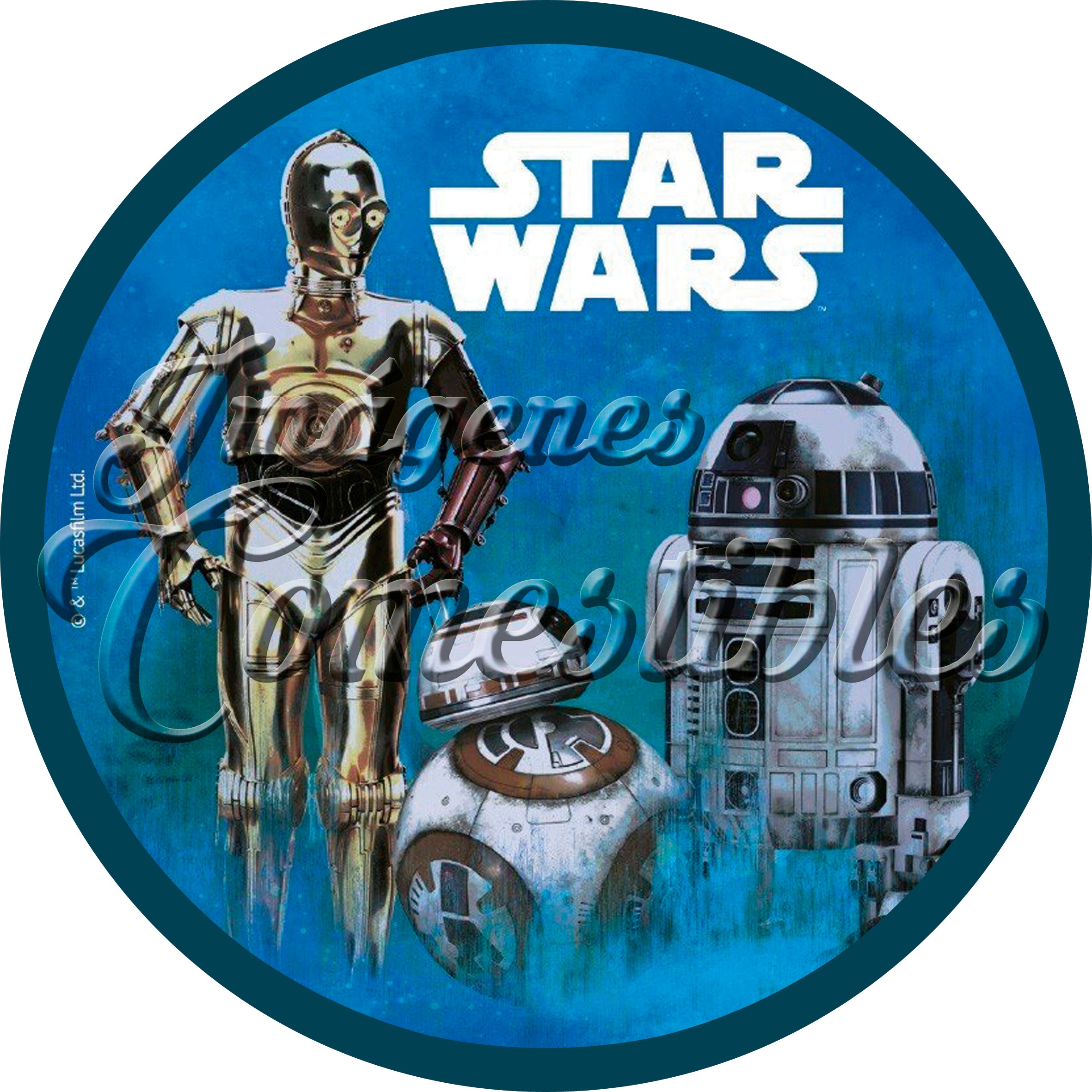 Oblea comestible - Star wars