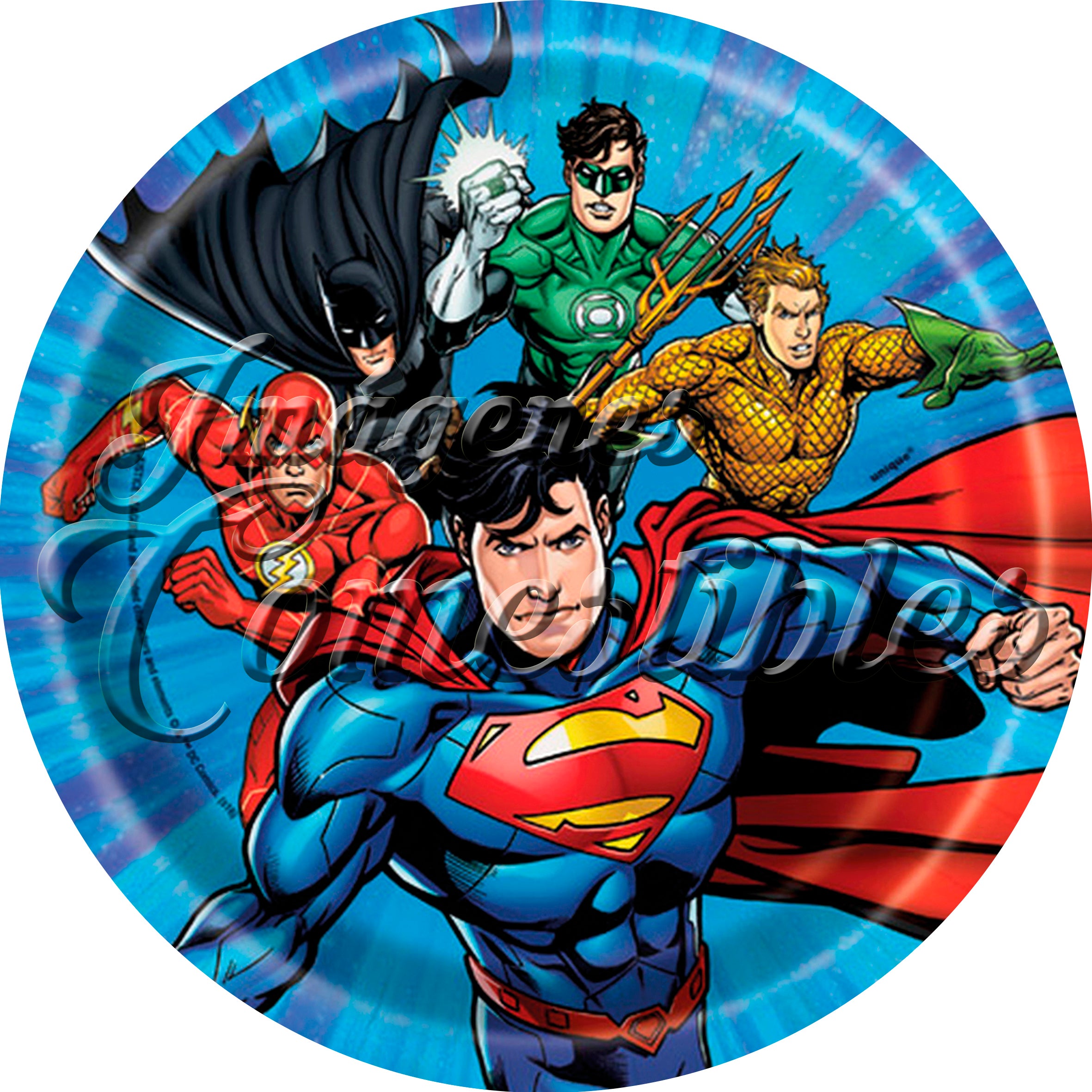 Oblea comestible - Super man-4